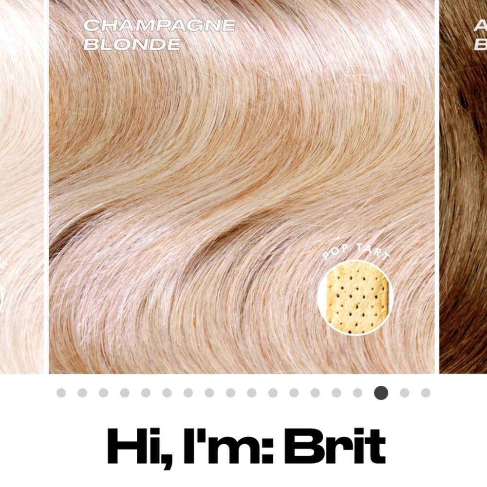 INH Champagne Blonde Brit Ponytail Extension 💛